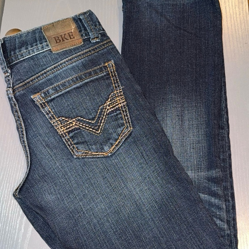 Boys’ BKE Conner Straight Jeans - Size 10, Denim Color (only used once)